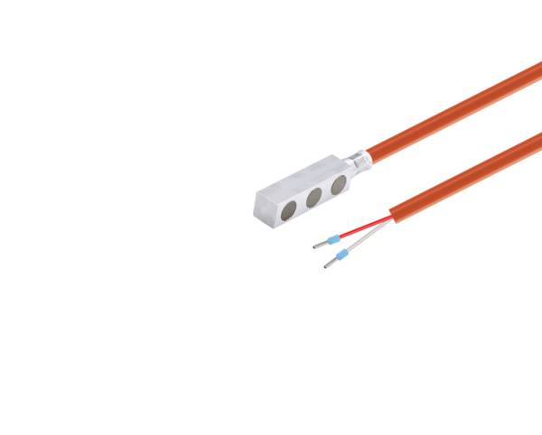 Pt100 Kl. A 2L Anlegefühler Haftmagnet 5m Silikon