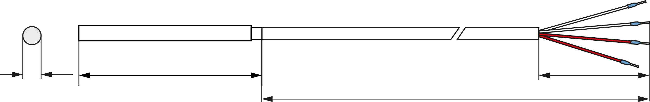 Kabelfühler für aggresive Medien 5m-1