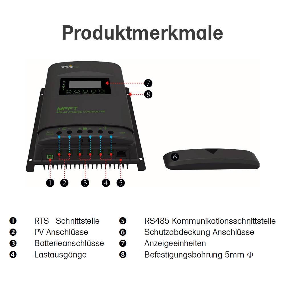 Offgridtec MPPT PRO-X 20A Laderegler 12V/24V-4