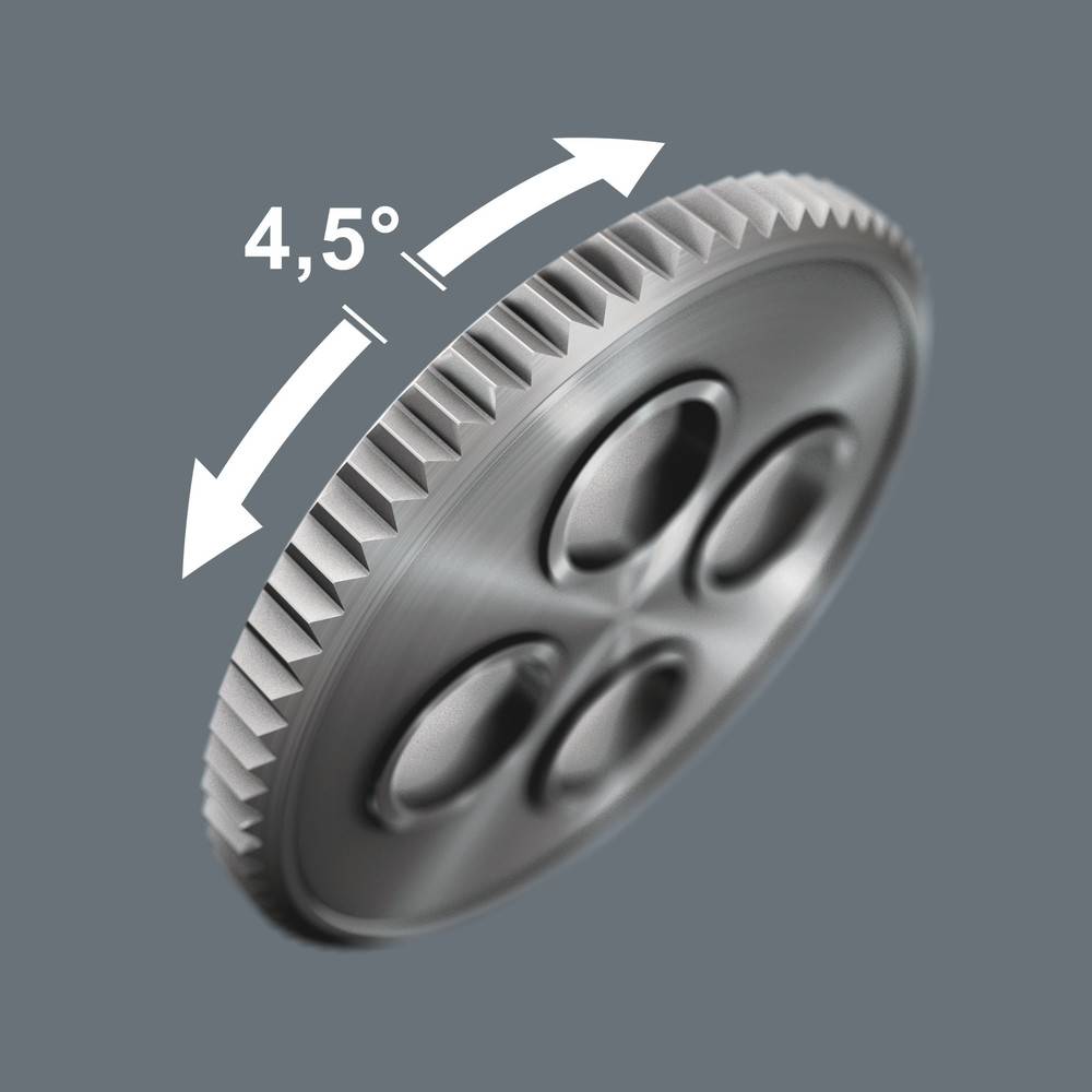 Wera 8100 SA 15 Zyklop Comfort Knarrensatz, Umschalthebel, 1/4"-Antrieb, zöllig-3