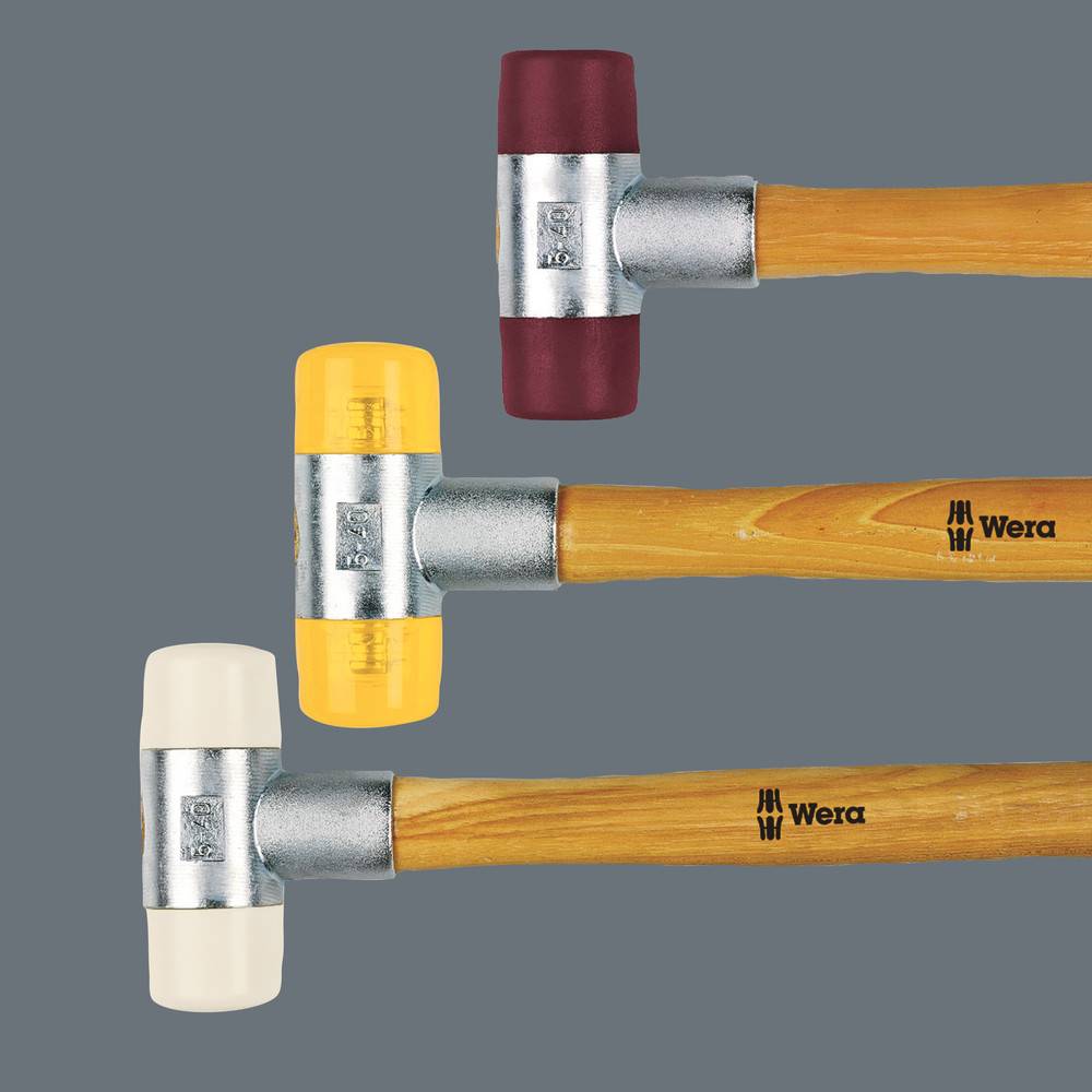 Wera 102 05000510001 Schonhammer mittelhart 291 g 265 mm 1 St.-2