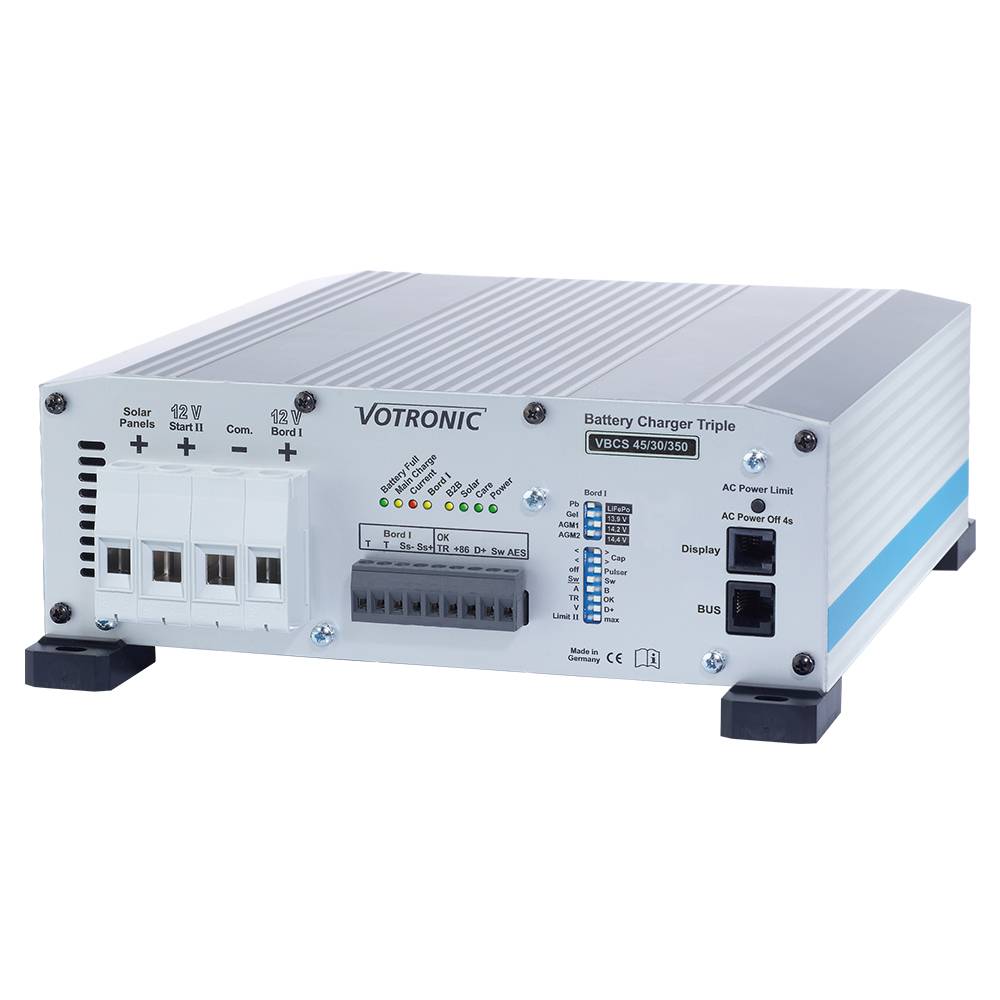 Votronic 3244 VBCS 45/30/350 Triple-CI - Solarladeregler Batterieladegerät Ladewandler Kombi-0
