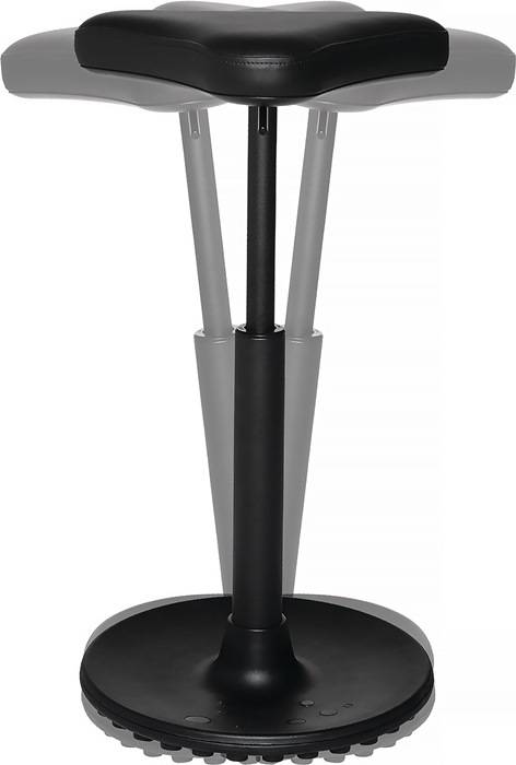 Stehhilfe Kunstleder Sitz-H.570-770mm STA schwarz TOPSTAR-1