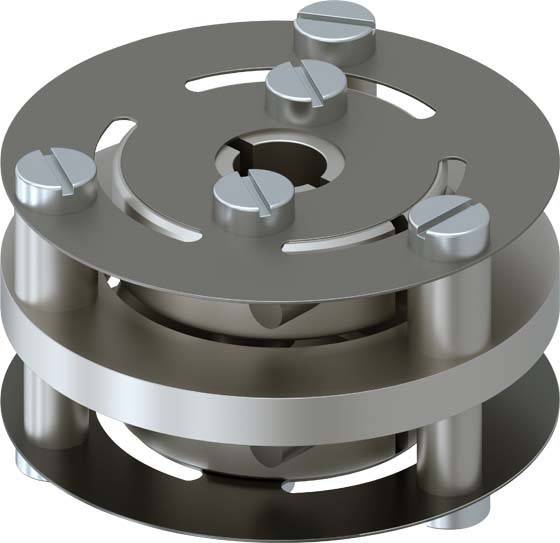 Messsysteme Zubehör 6FX2001-7KF10 Feder-Scheibenkupplung 6/6mm-0