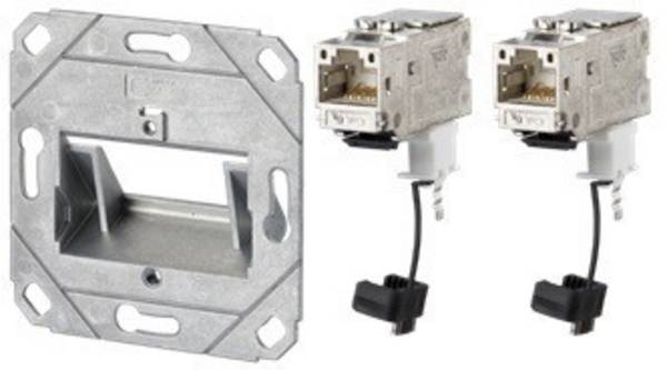 Metz Connect Anschlussdose 2-Port Set