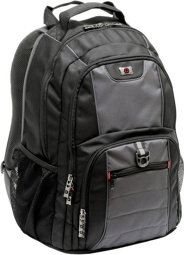Wenger Notebook Rucksack Pillar Passend für maximal: 39,6 cm (15,6") Schwarz, Grau