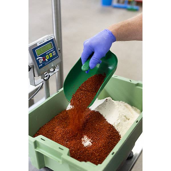 Handschaufel ergonomisch Volumen 2 l VE 10 Stk grün. FINCKE-Hygiene Fachgroßhandel OHG 77456849-4