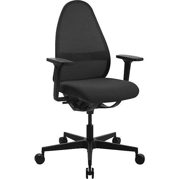 Bürostuhl SOFT SITNESS ART Synchronmechanik mit Armlehnen schwarz. Topstar GmbH 77497349