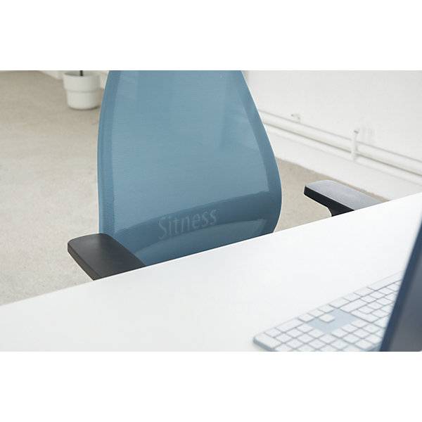 Bürostuhl SOFT SITNESS ART Synchronmechanik mit Armlehnen blau. Topstar GmbH 77497549-4