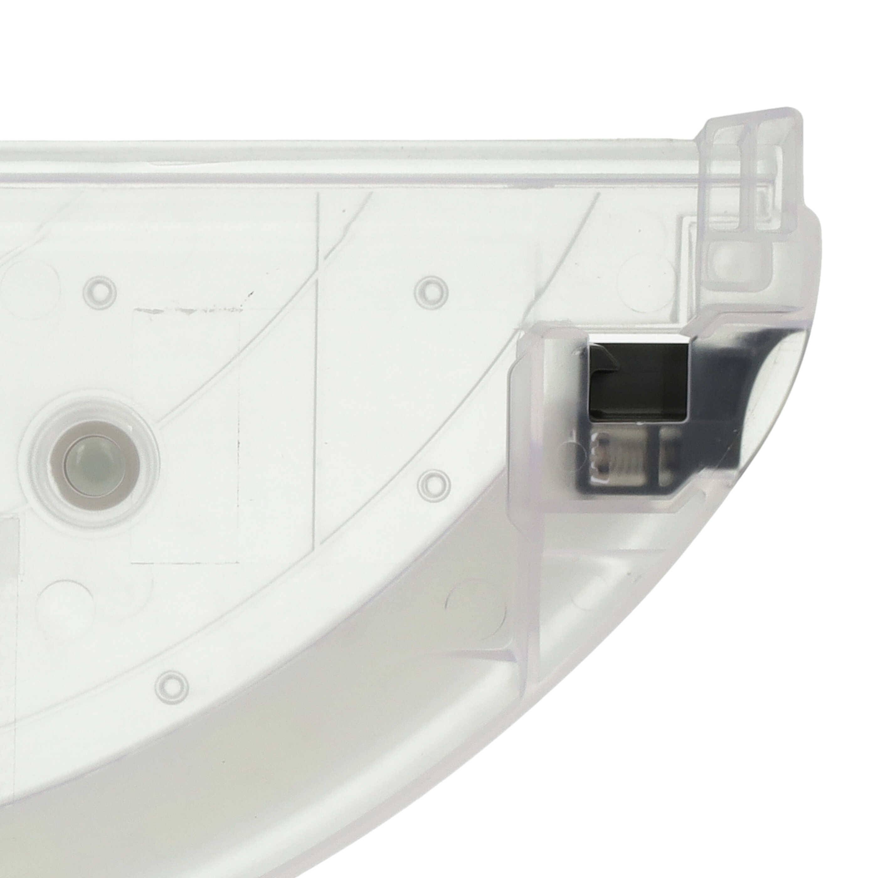 vhbw Bodenplatte Halterung kompatibel mit Roborock S6 MaxV | T7 Saugroboter, Roboterstaubsauger - Bodendeckel Schwarz-4