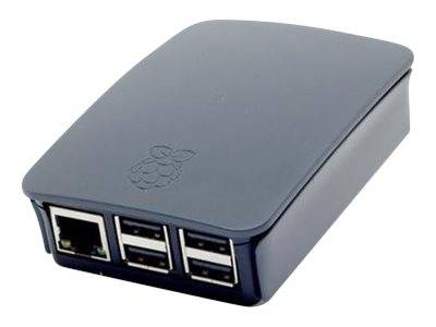 Raspberry Pi Pi - Hülle - ABS-Kunststoff - Schwarz/Grau - Schwarz; Grau