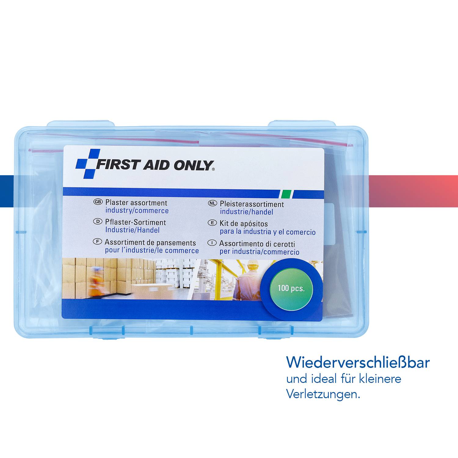 First AID ONLY 100-teiliges Pflastersortiment »Industrie/Handel«-2