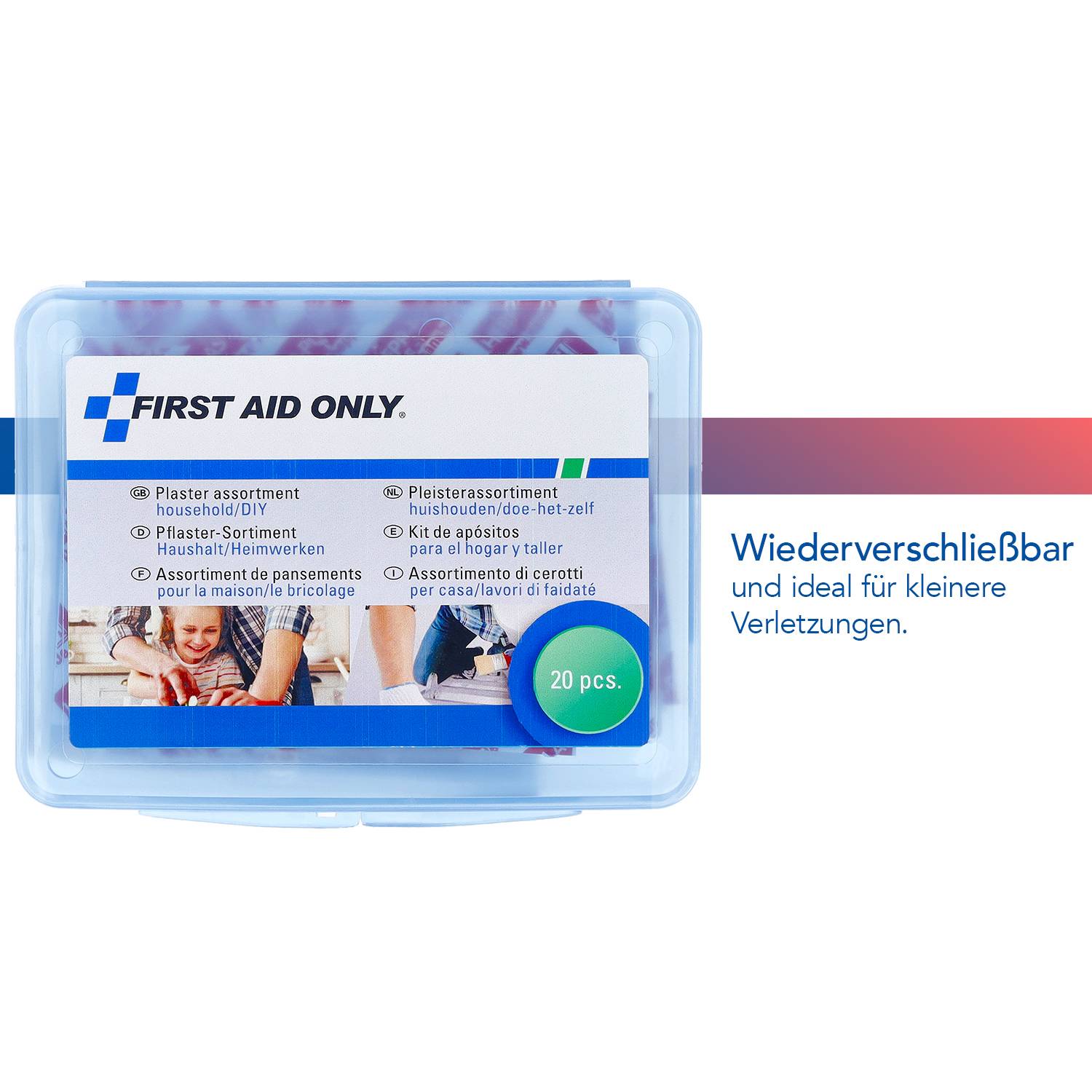 FIRST AID ONLY - Pflaster Haushalt/Heimwerken 9 cm x 11.5-2