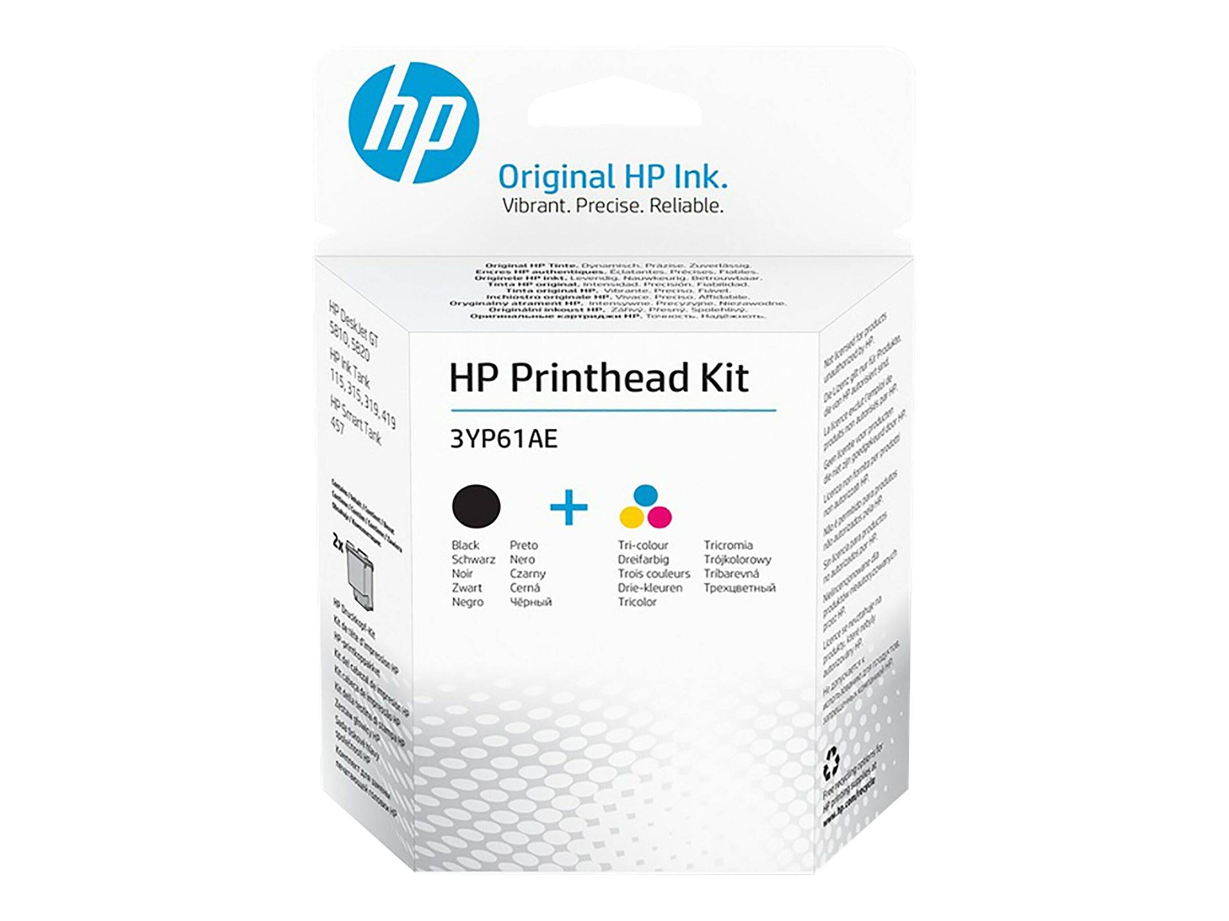 HP 2er-Pack - Farbe (Cyan, Magenta, Gelb), pigmentiertes Schwarz-0