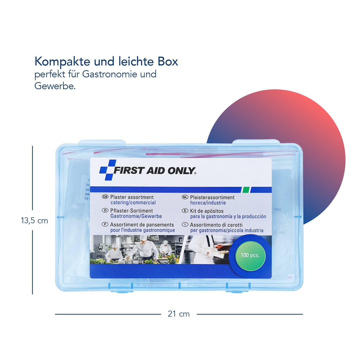 FIRST AID ONLY Pflaster-Box Gastronomie/Gewerbe-3