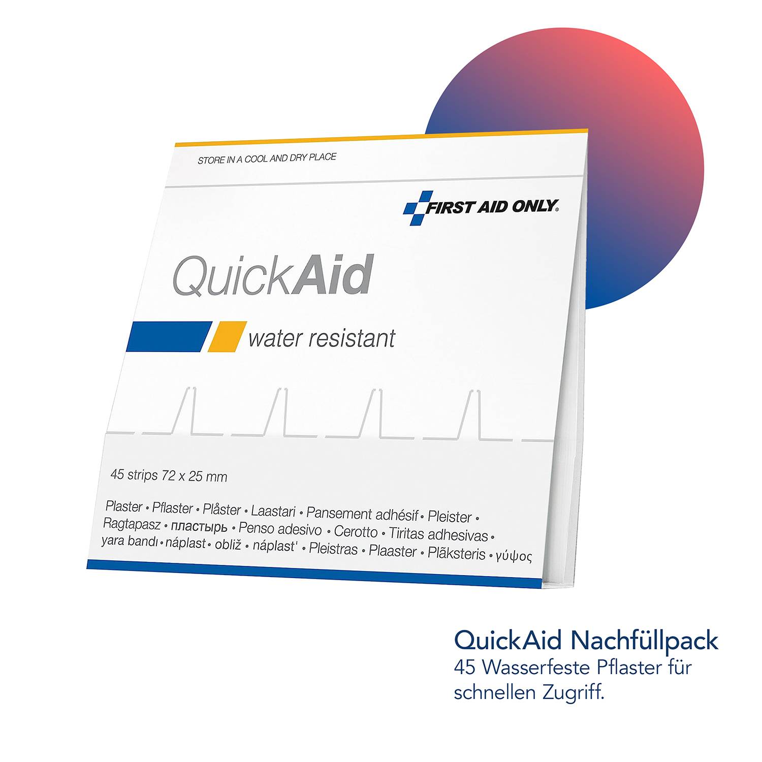 FIRST AID ONLY Nachfüllpack QuickAid P-44005 00 45 St./Pack.-1