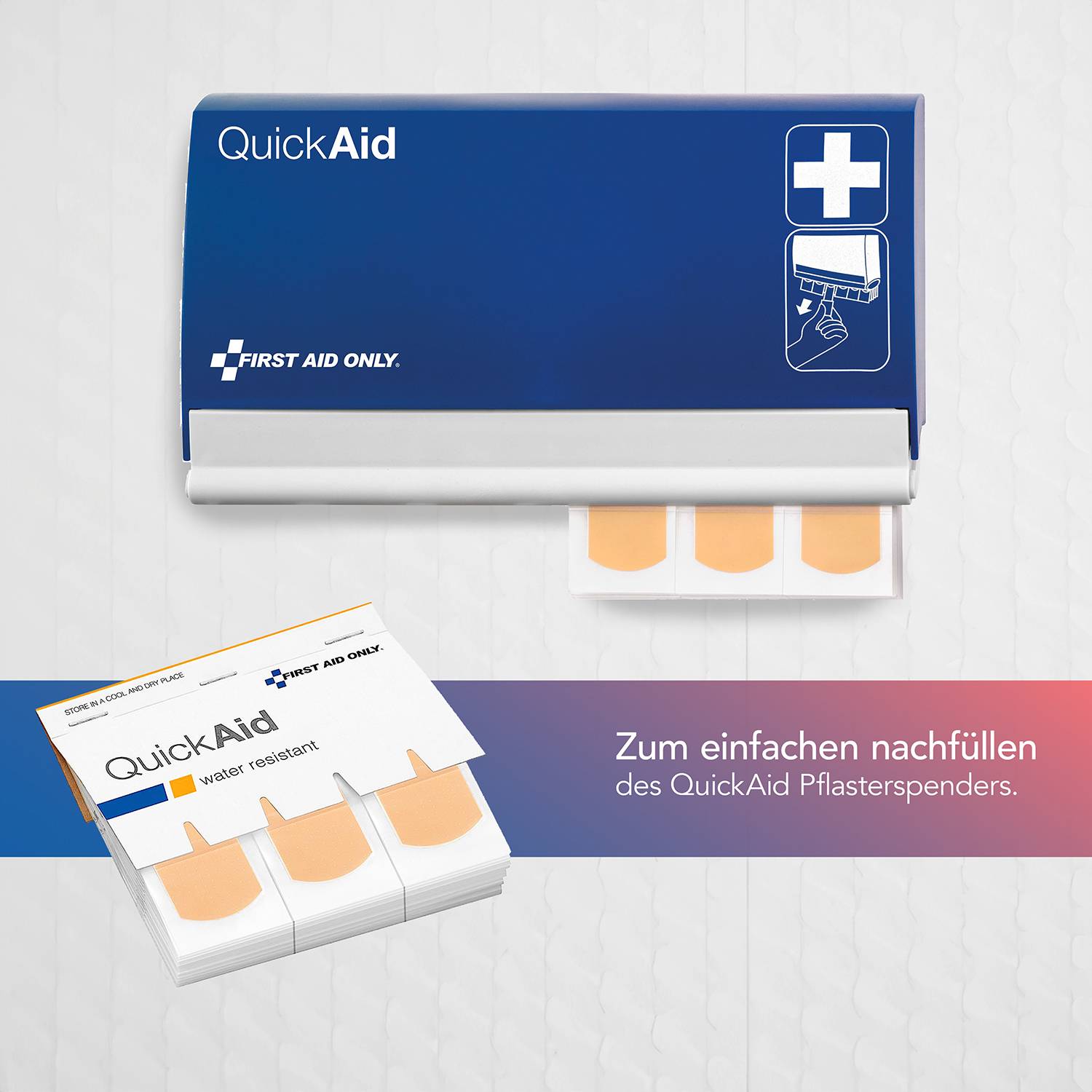 FIRST AID ONLY Nachfüllpack QuickAid P-44005 00 45 St./Pack.-2