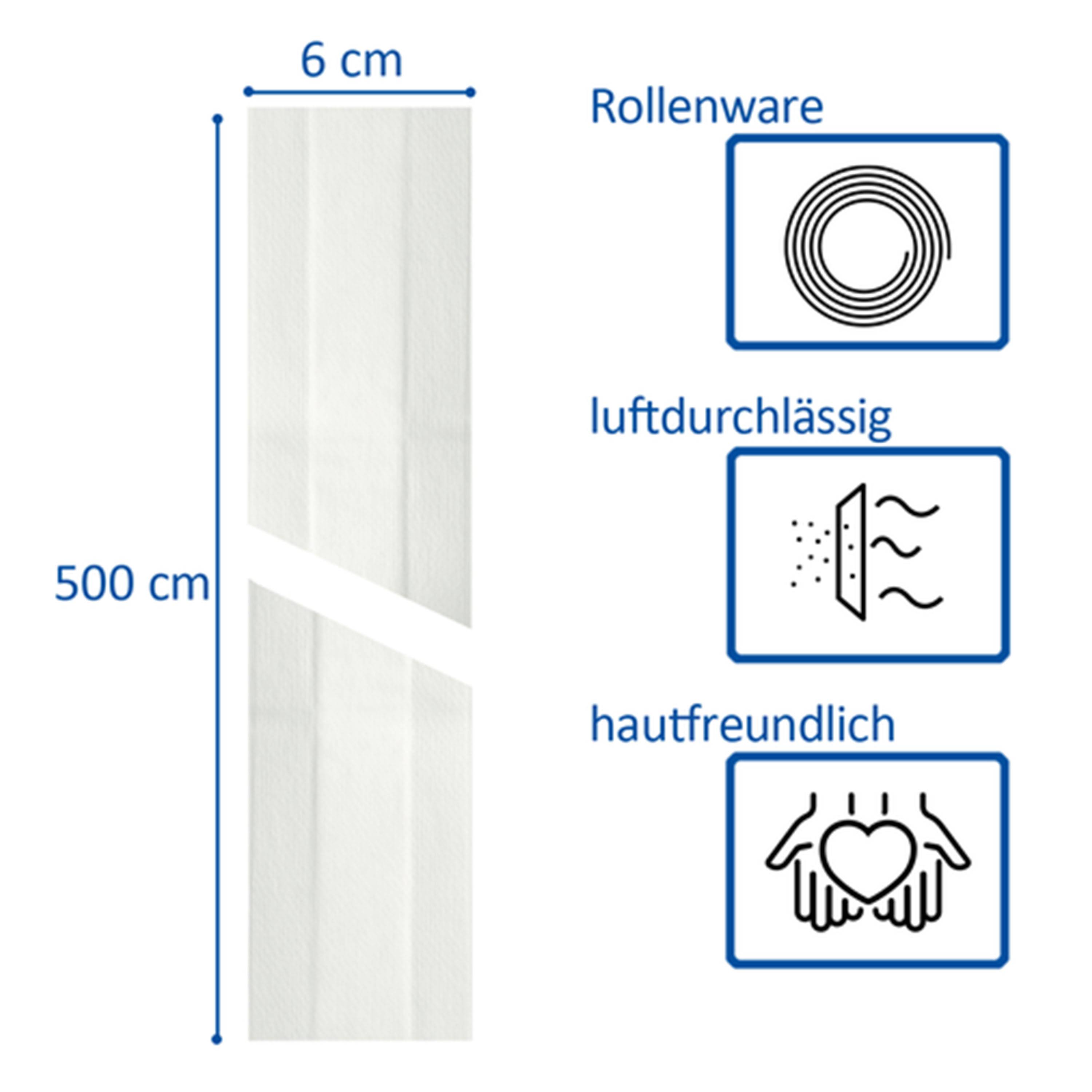 FIRST AID ONLY Wundschnellverband, 60 mm x 5 m, weiß-2