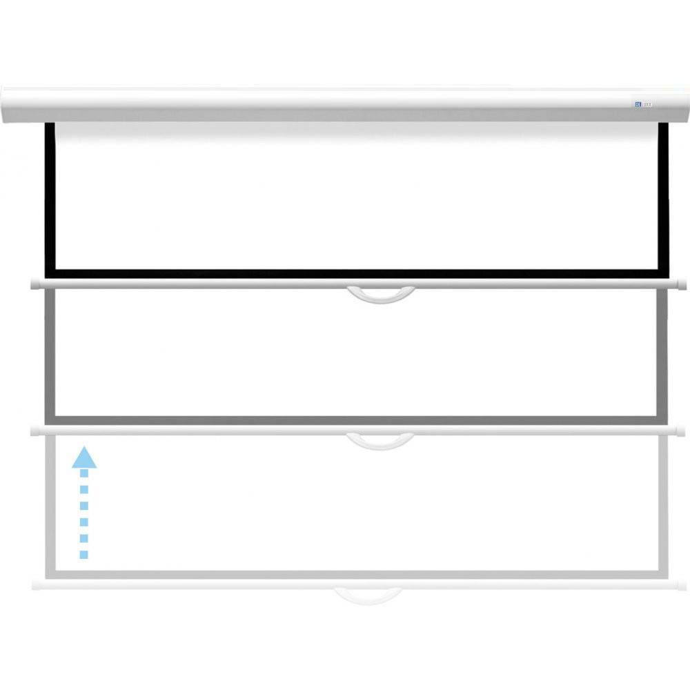 DELUXX Advanced Rolloleinwand Slowmotion 4:3 Mattweiss Polaro 270x203 cm-4