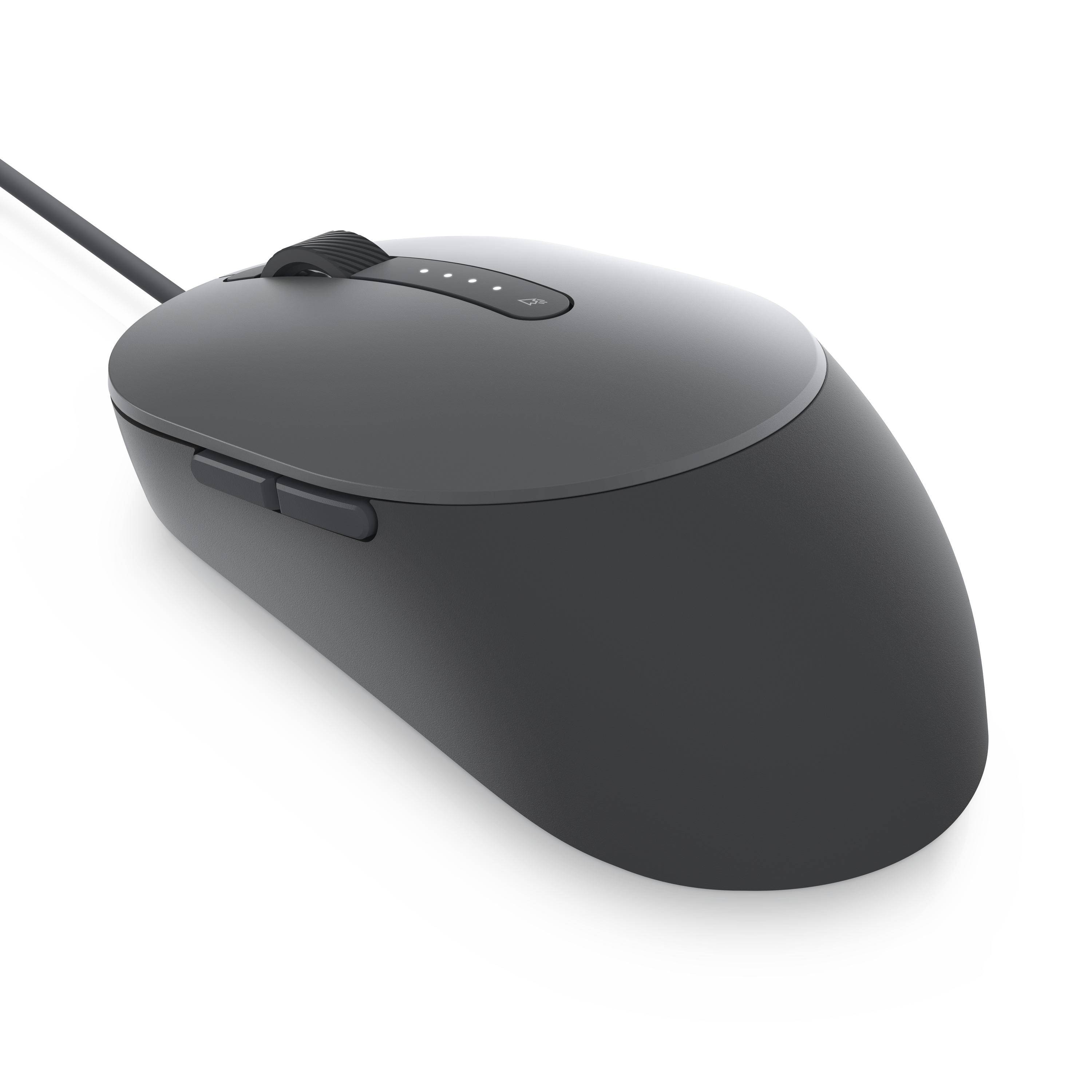 Dell Pro MS3220 - Maus - Laser - 5 Tasten - kabelgebundenUSB 2.0 - Titan Gray --3