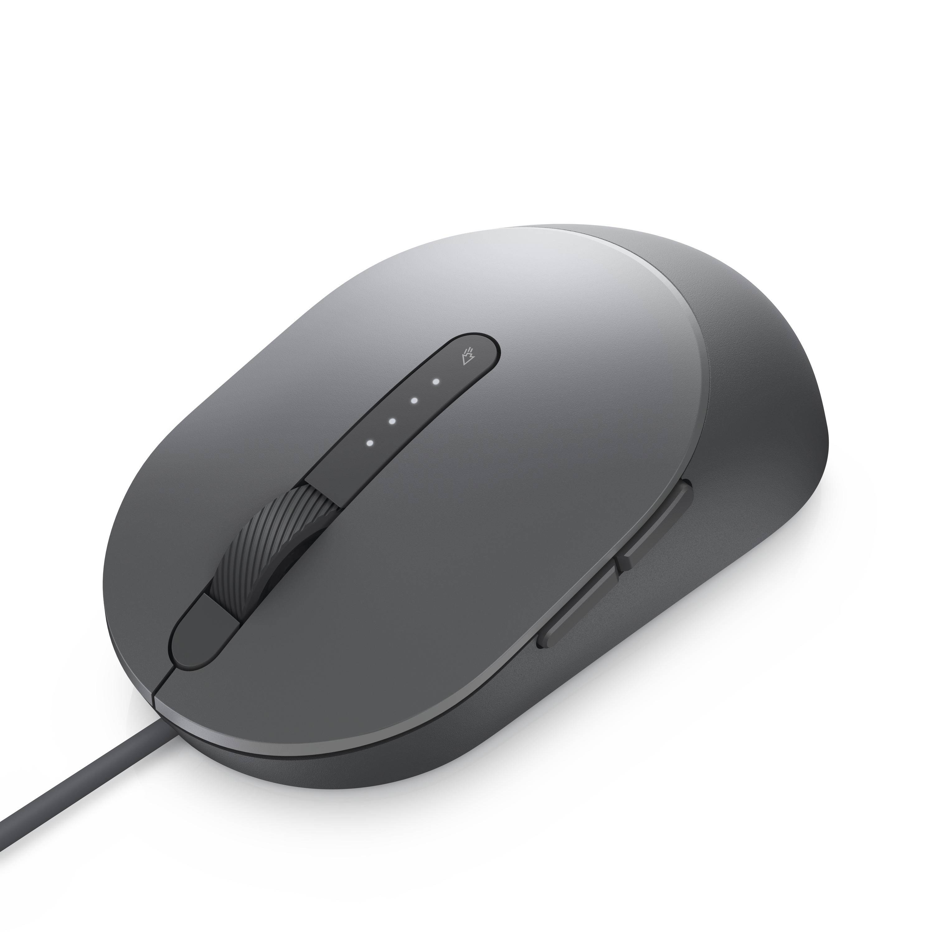 Dell Pro MS3220 - Maus - Laser - 5 Tasten - kabelgebundenUSB 2.0 - Titan Gray --4