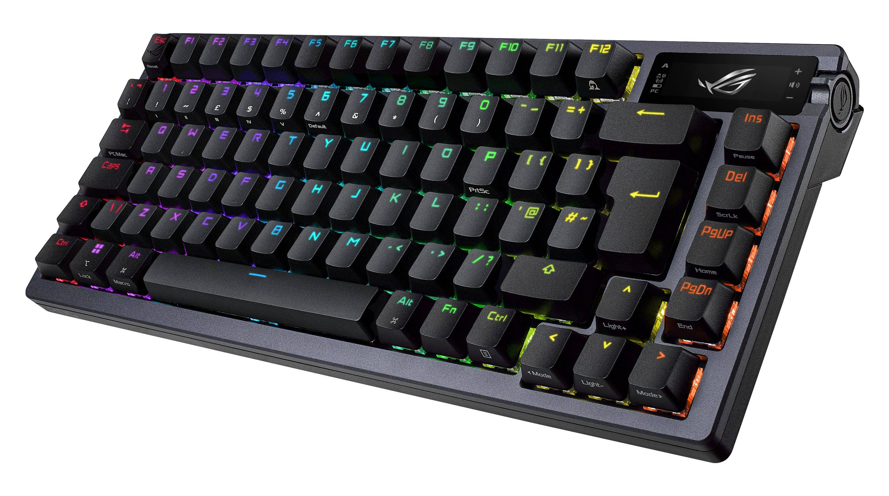 ASUS M701 ROG AZOTH/NXRD/FR, Verkabelt & Kabellos, USB + RF Wireless + Bluetooth, Mechanischer Switc-2