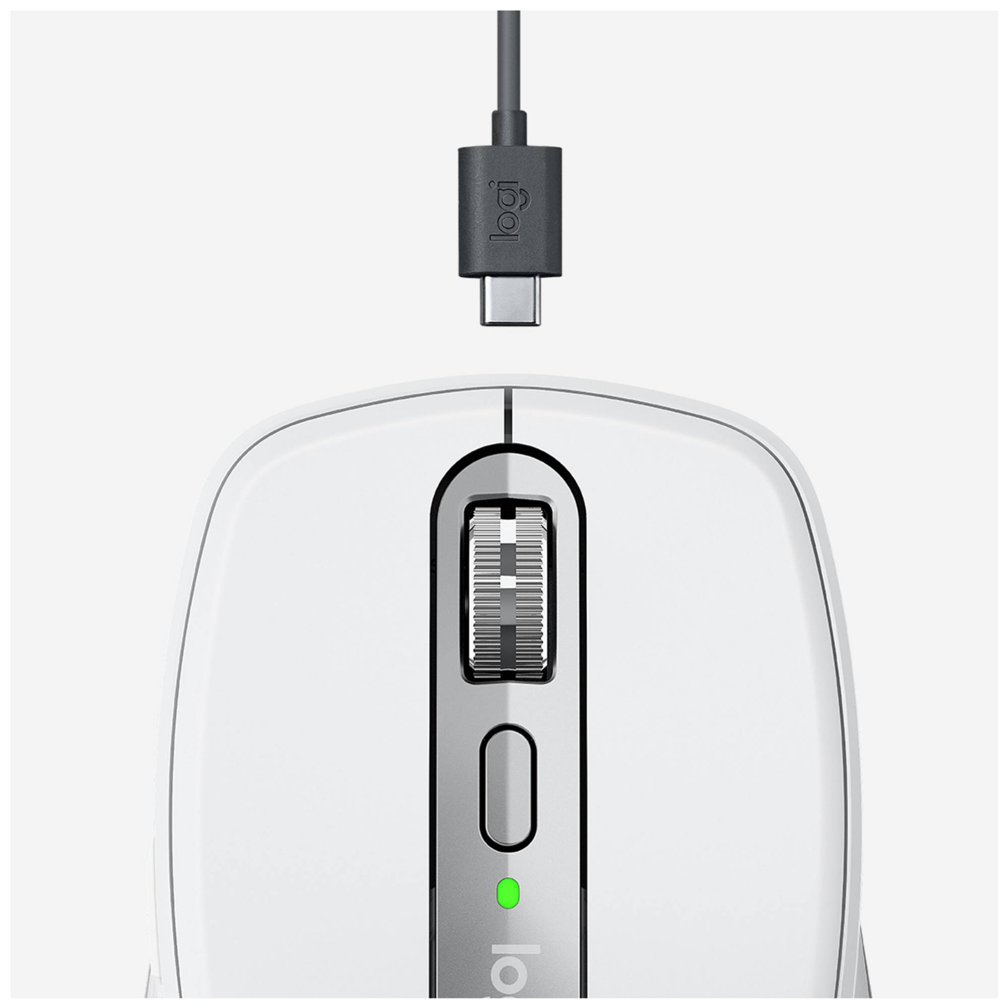Logitech MX Anywhere 3 Mac Maus Bluetooth® Laser Hellgrau 6 Tasten 1000 dpi Wiederaufladbar-3