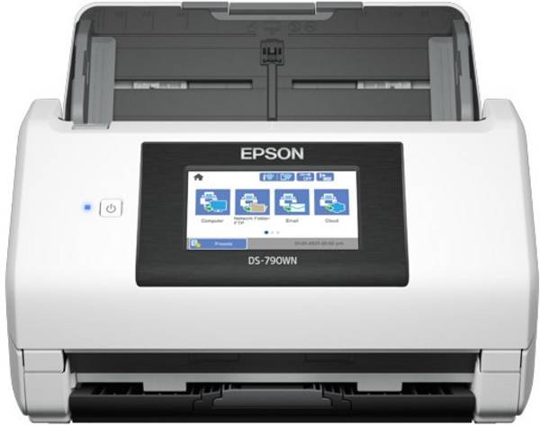 Epson WorkForce DS-790WN - Dokumentenscanner - Duplex - A4/Legal - 600 dpi x 600 dpi - bis zu 45 Seiten/Min. (einfarbig)