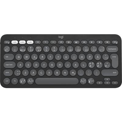 Logitech Pebble Keys 2 K380s - Tastatur - kabellos - Bluetooth LE - QWERTY - Nordisch (Dänisch/Finni-0