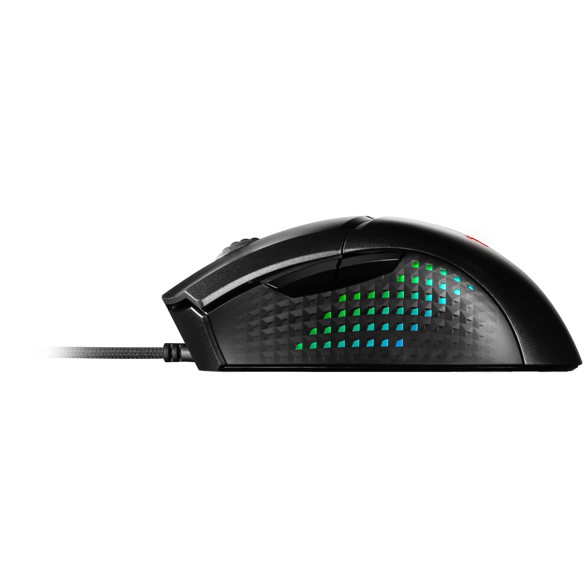 MSI Clutch GM51 - Maus - leicht - Für Rechtshänder - optisch - 6 Tasten - kabellos, kabelgebunden - 2.4 GHz, Bluetooth-2