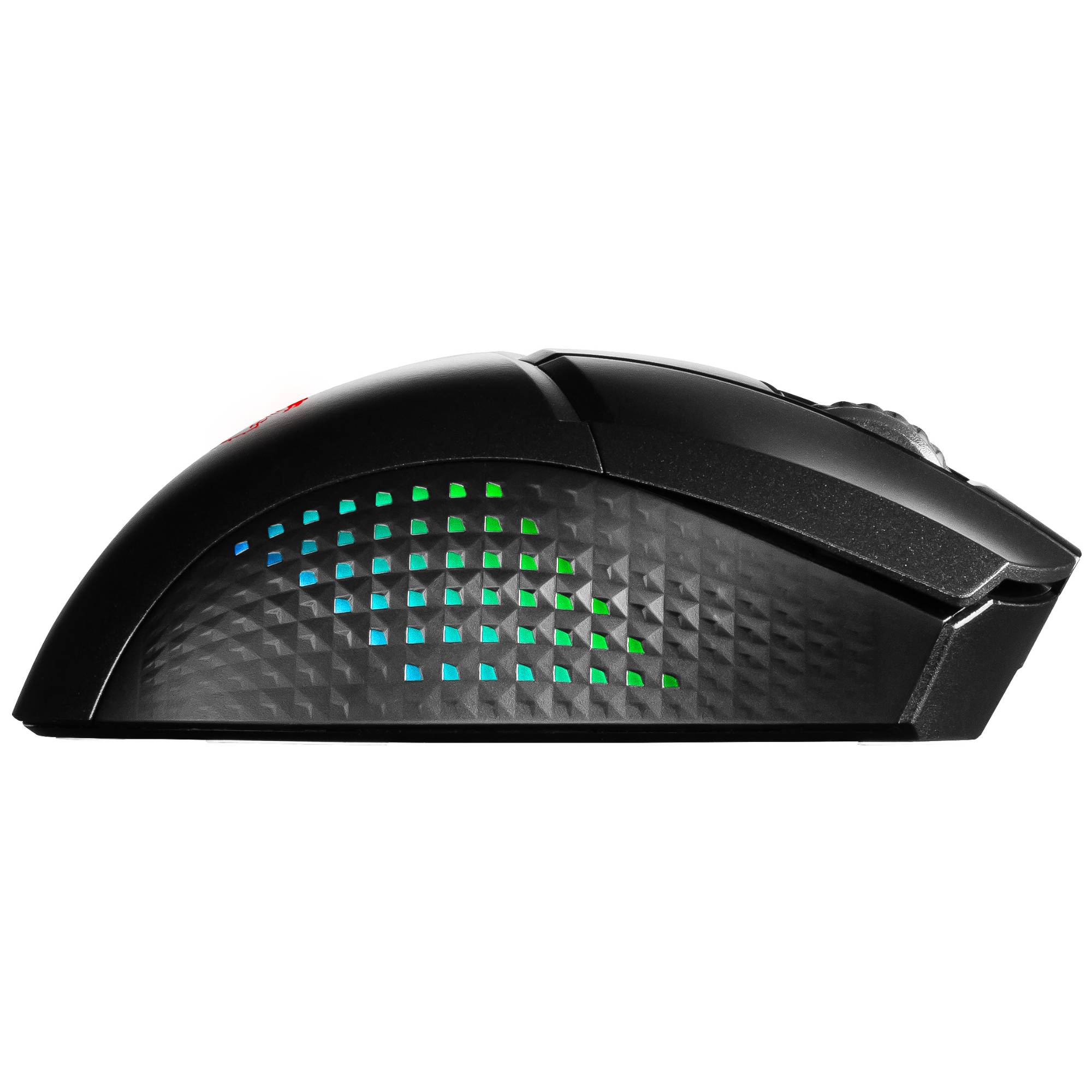 MSI Clutch GM51 - Maus - leicht - Für Rechtshänder - optisch - 6 Tasten - kabellos, kabelgebunden - 2.4 GHz, Bluetooth-4