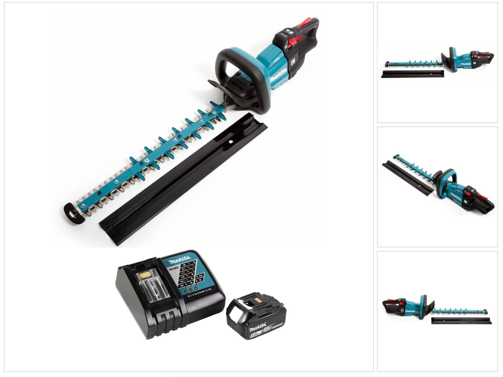 Makita DUH 502 RT1 Akku Heckenschere 18V 50cm + 1x Akku 5,0 Ah + Ladegerät-0