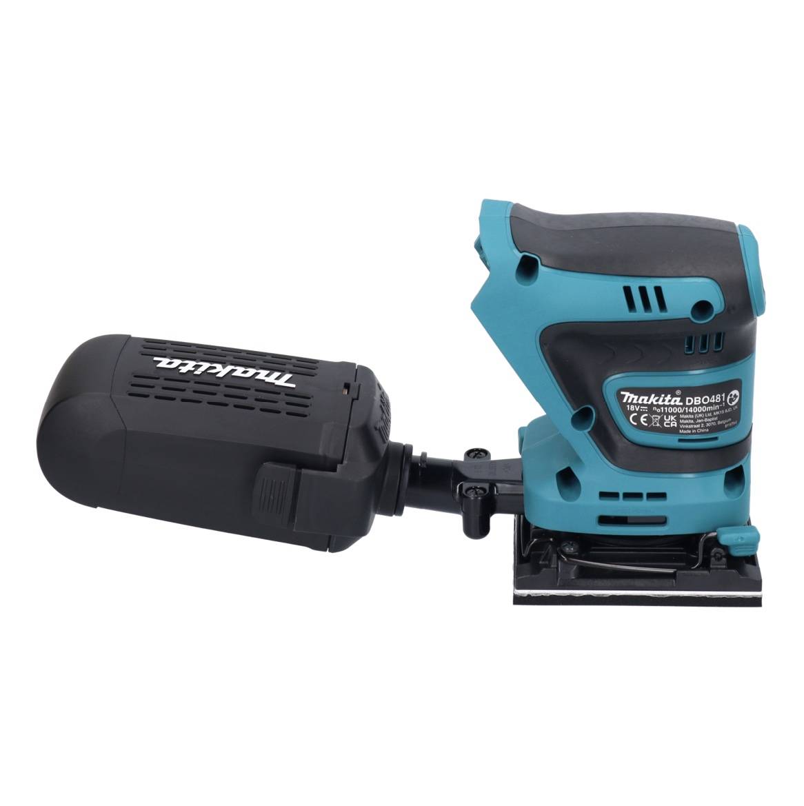Makita DBO 481 Z Akku Schwingschleifer 18 V 112 x 102 mm Solo - ohne Akku, ohne Ladegerät-4