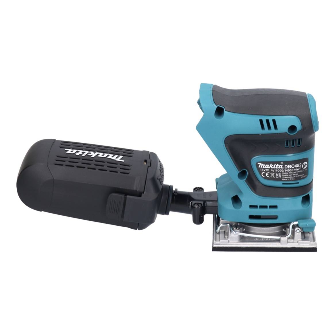 Makita DBO 482 Z Akku Schwingschleifer 18 V 112 x 102 mm Solo - ohne Akku, ohne Ladegerät-4
