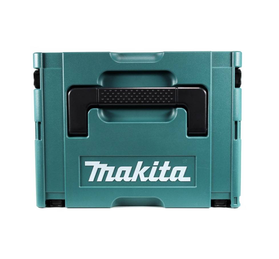 Makita GA 008 GM201 Akku Winkelschleifer 40 V max. 125 mm Brushless XGT + 2x Akku 4,0 Ah + Ladegerät + Makpac-3