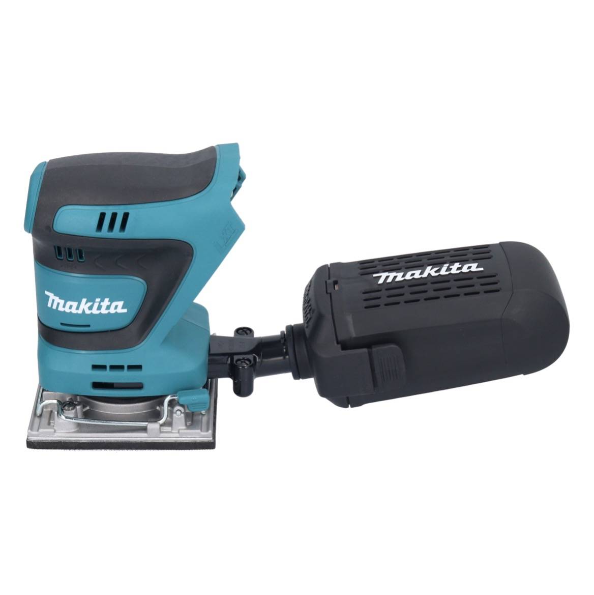 Makita DBO 484 RGJ Akku Schwingschleifer 18 V 112 x 102 mm + 2x Akku 6,0 Ah + Ladegerät + Makpac-2