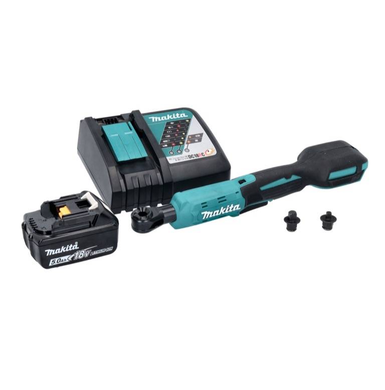 Makita DWR 180 RT1 Akku Ratschenschrauber 18 V 47,5 Nm 1/4" 3/8" + 1x Akku 5,0 Ah + Ladegerät-1