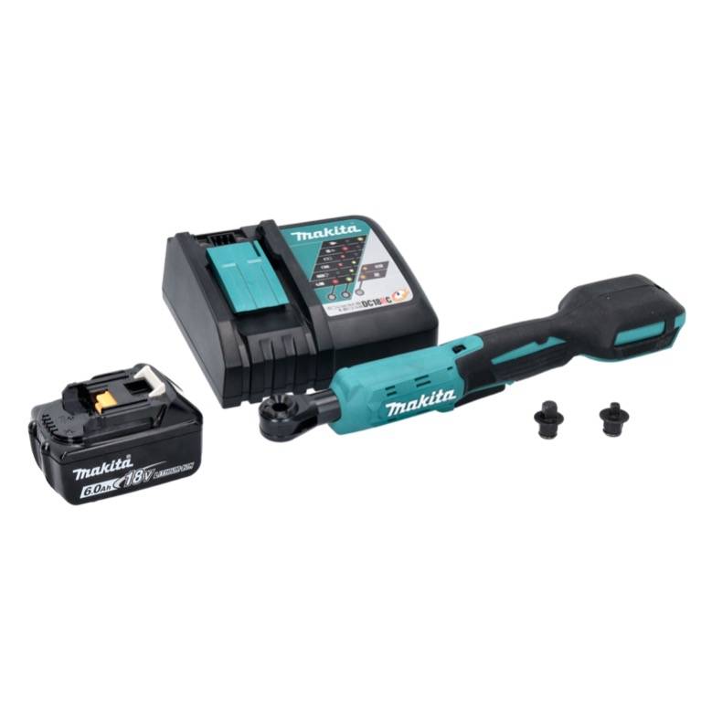 Makita DWR 180 RG1 Akku Ratschenschrauber 18 V 47,5 Nm 1/4" 3/8" + 1x Akku 6,0 Ah + Ladegerät-2