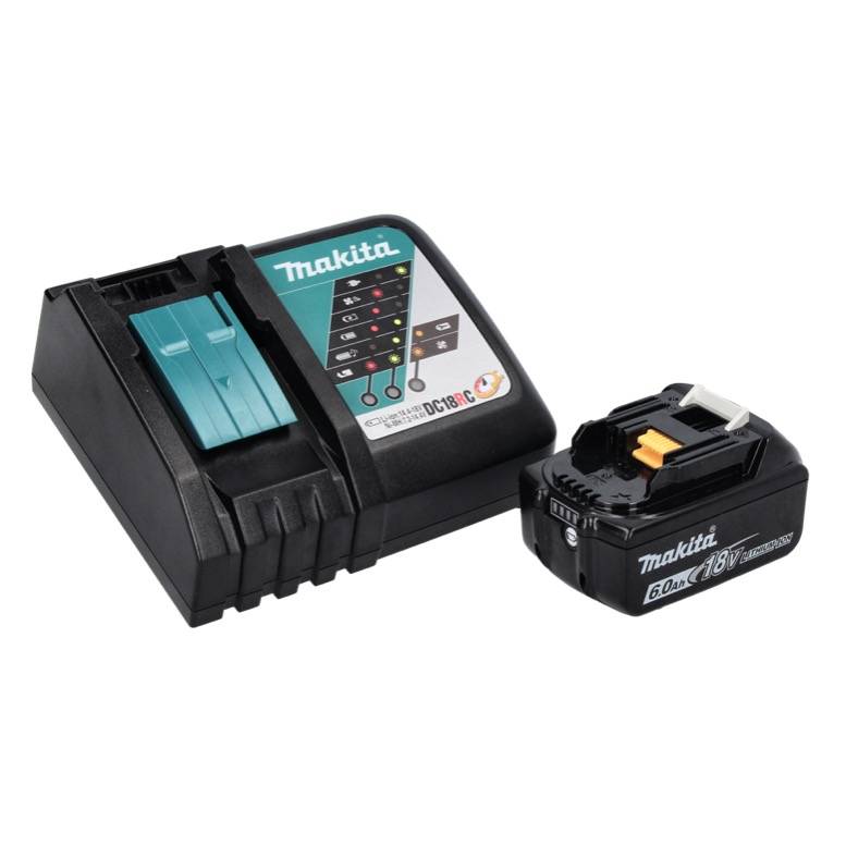 Makita DWR 180 RG1 Akku Ratschenschrauber 18 V 47,5 Nm 1/4" 3/8" + 1x Akku 6,0 Ah + Ladegerät-3