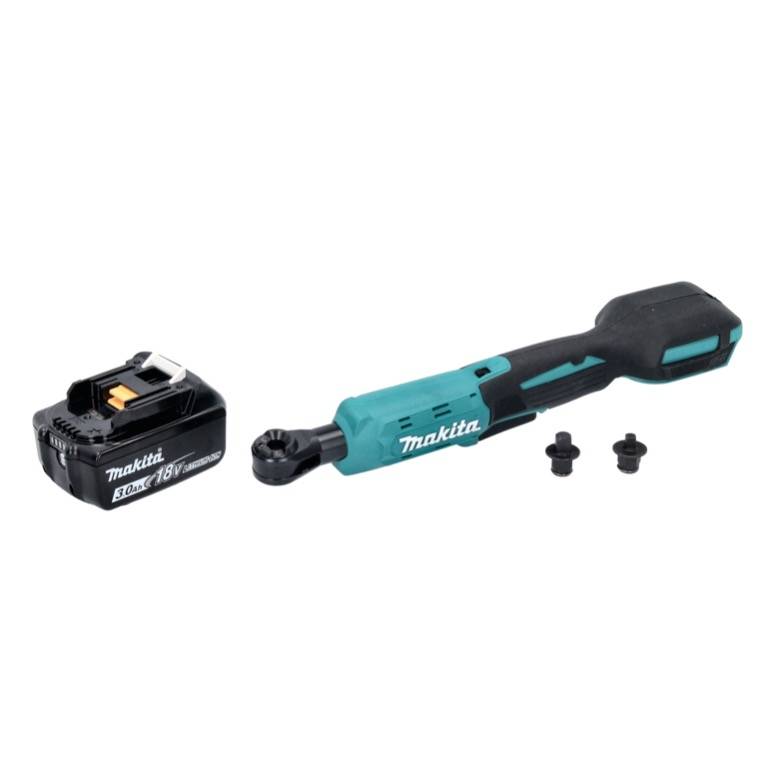 Makita DWR 180 F1 Akku Ratschenschrauber 18 V 47,5 Nm 1/4" 3/8" + 1x Akku 3,0 Ah - ohne Ladegerät-1