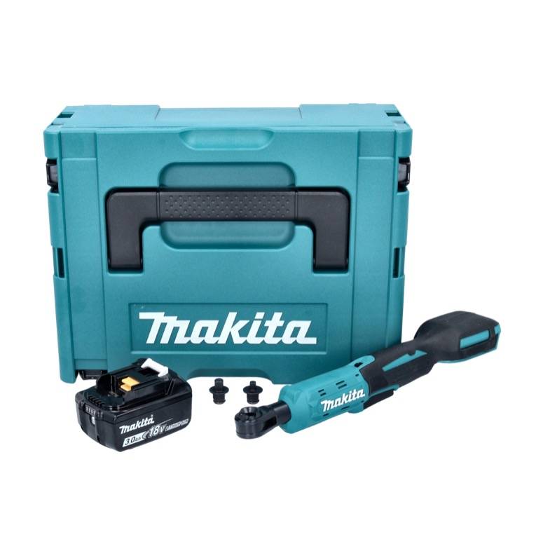Makita DWR 180 F1J Akku Ratschenschrauber 18 V 47,5 Nm 1/4" 3/8" + 1x Akku 3,0 Ah + Makpac - ohne Ladegerät-1
