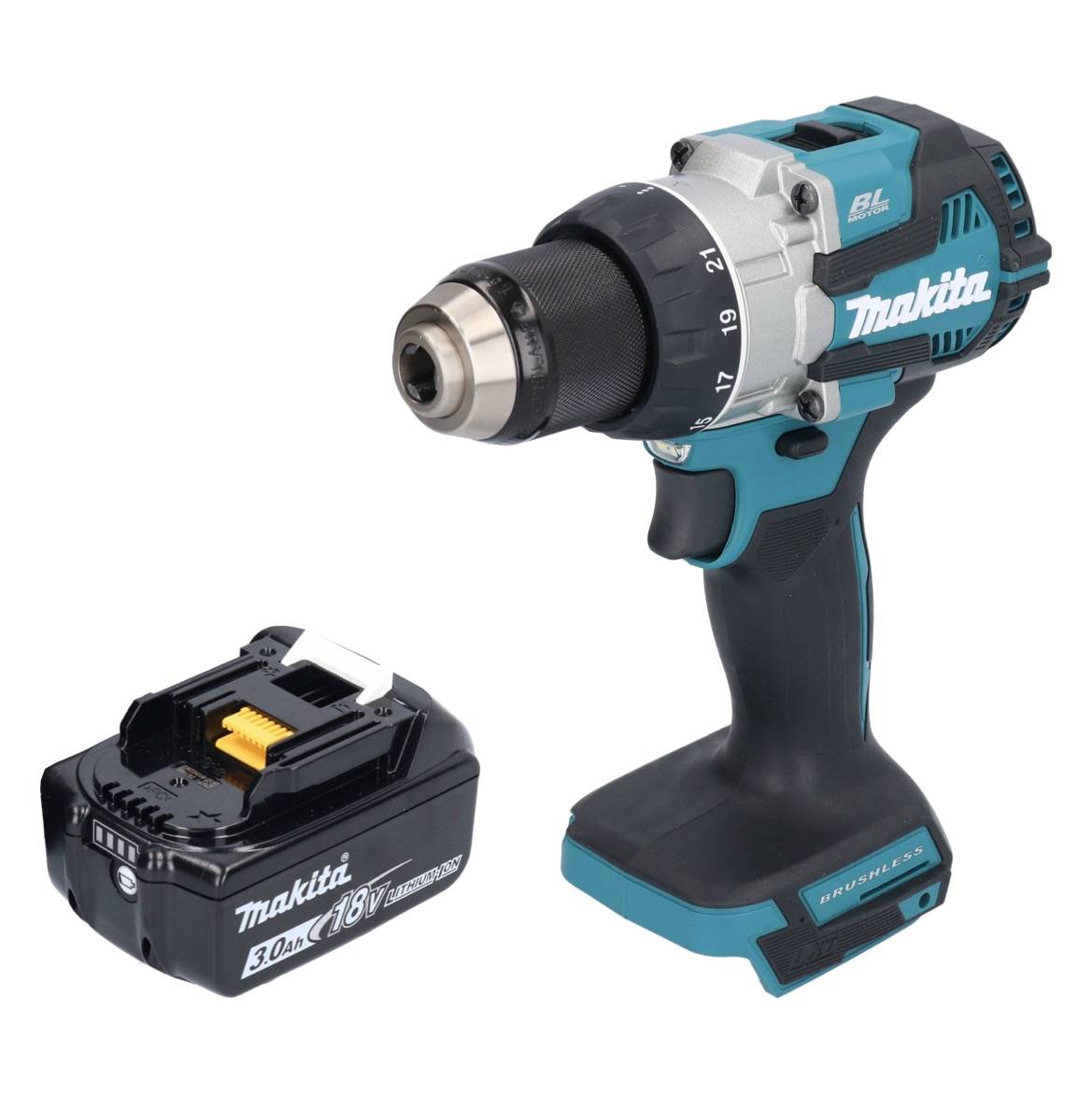 Makita DDF 489 F1 Akku Bohrschrauber 18 V 73 Nm Brushless + 1x Akku 3,0 Ah - ohne Ladegerät-1
