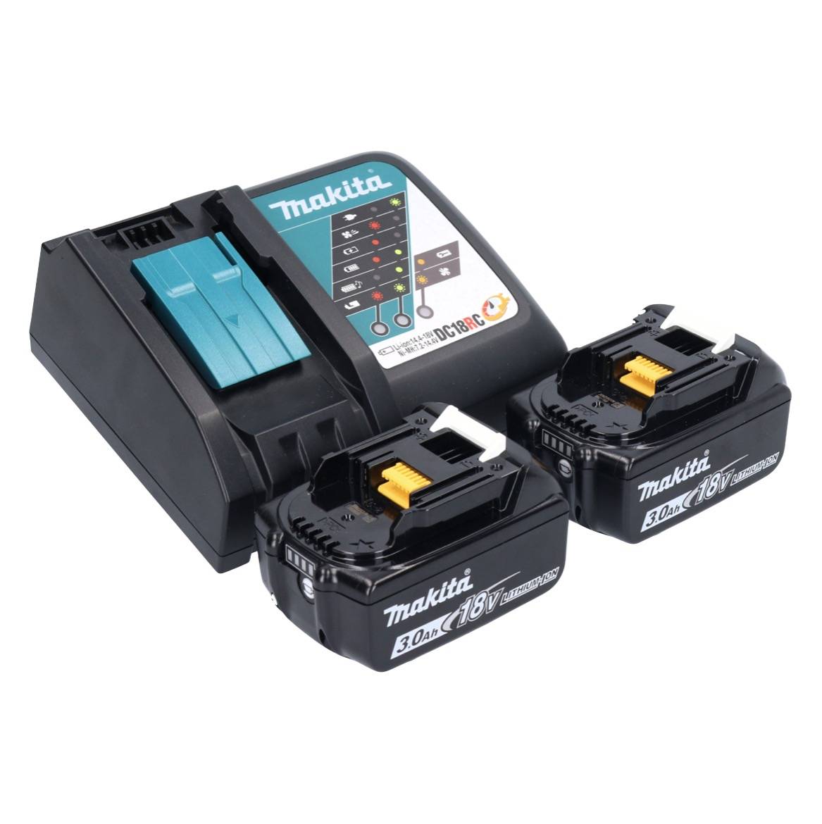 Makita DDF 489 RFJ Akku Bohrschrauber 18 V 73 Nm Brushless + 2x Akku 3,0 Ah + Ladegerät + Makpac-4