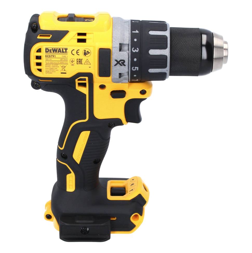 DeWalt DCD 791 P2 Akku Bohrschrauber 18 V 70 Nm Brushless + 2x Akku 5,0 Ah + Ladegerät-4
