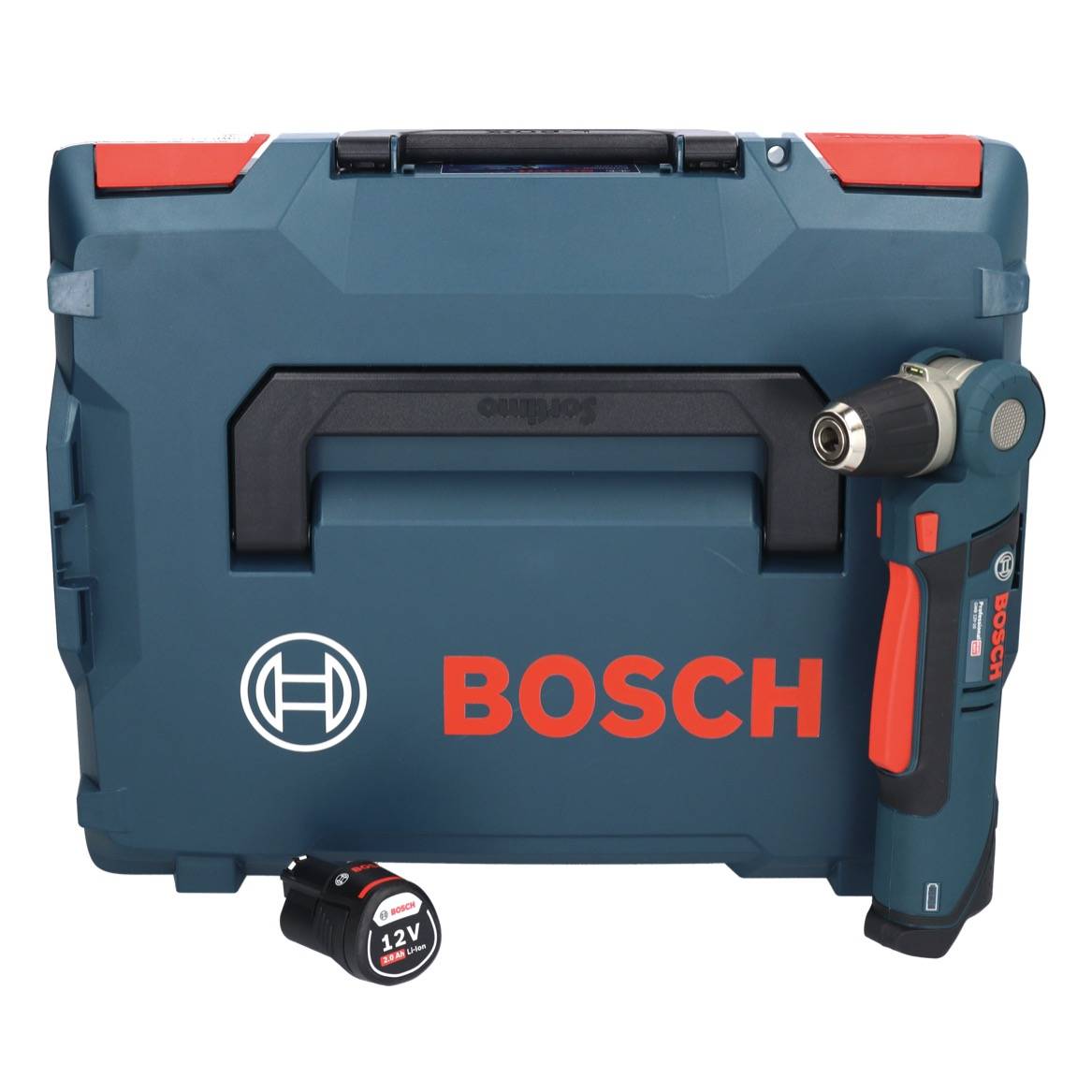 Bosch Professional GWB 12V-10 Akku Winkelbohrmaschine 12 V + 1x Akku 2,0 Ah + L-Boxx - ohne Ladegerät-3