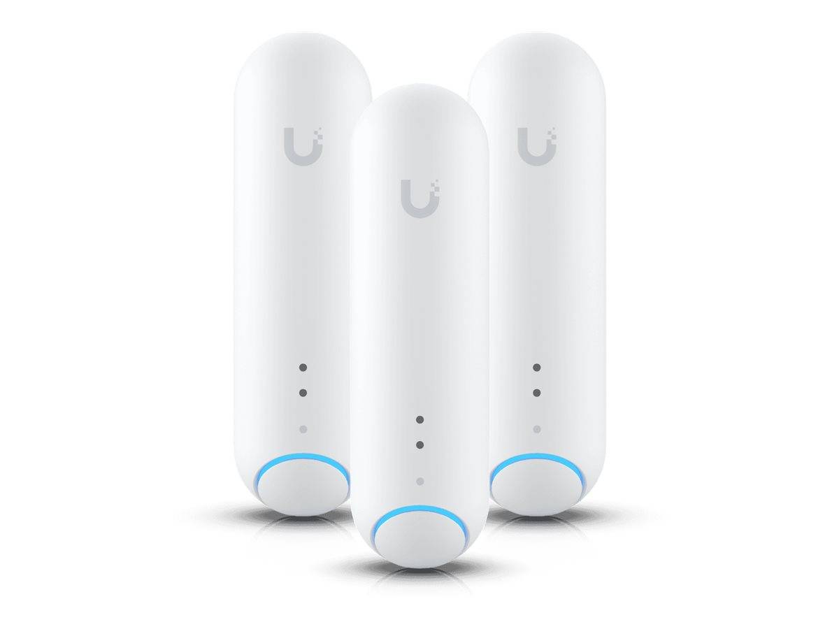 Ubiquiti UniFi - Stimmungsleuchtensensor/Bewegungssensor - Schutz, All-in-One - kabellos (Packung mit 3)-0