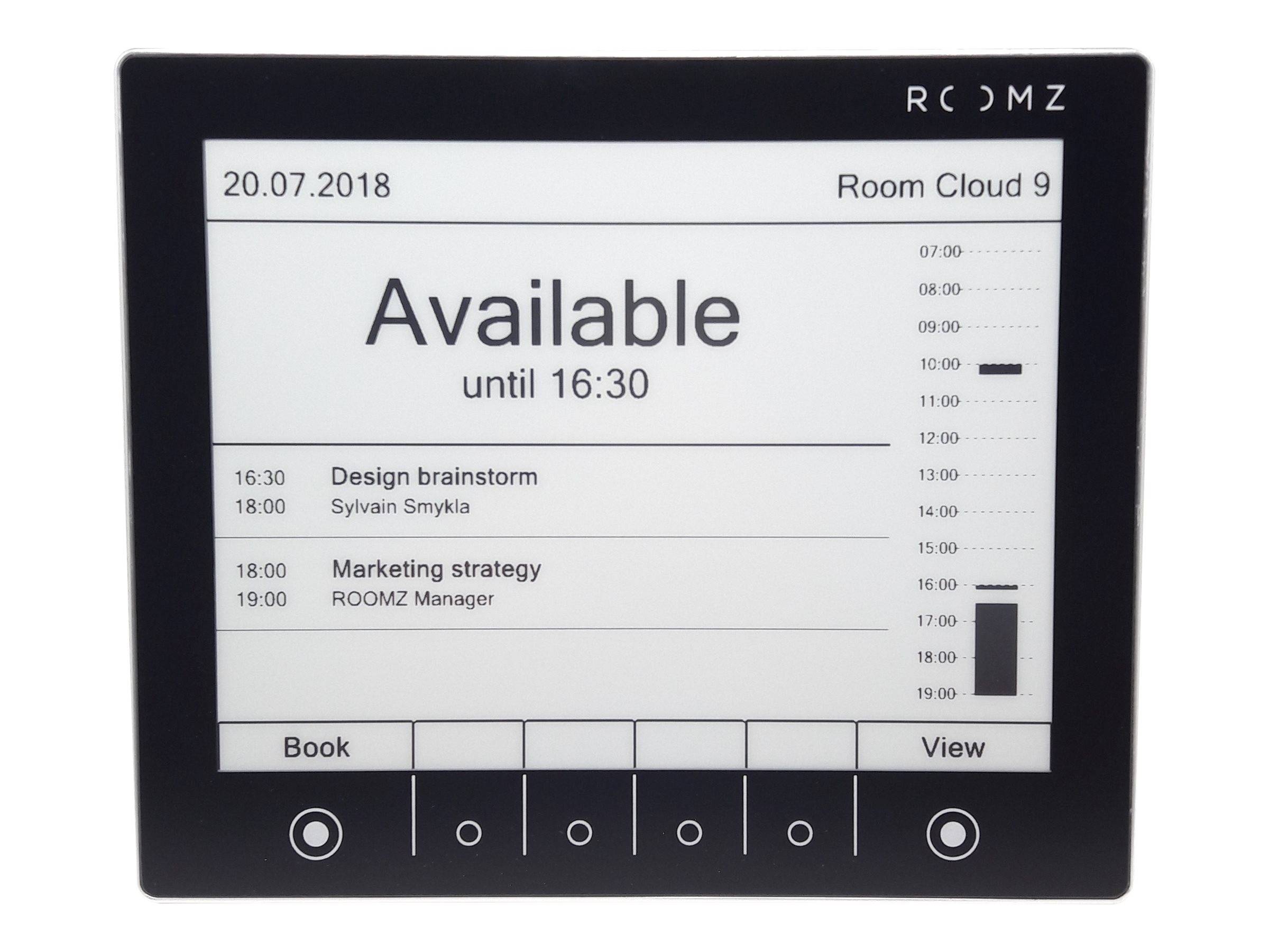 ROOMZ Display - Raummanager - kabellos - Wi-Fi, NFC-0