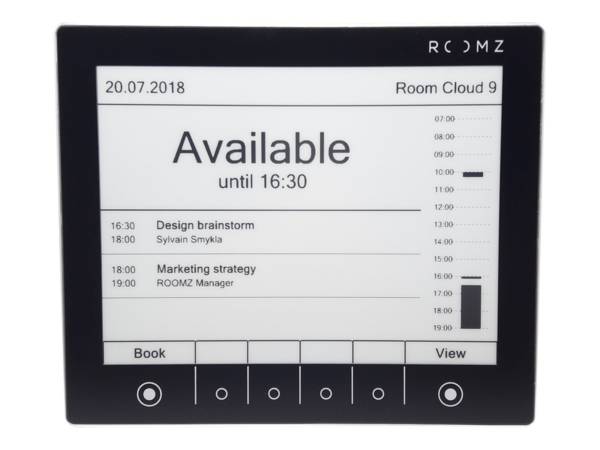 ROOMZ Display - Raummanager - kabellos - Wi-Fi, NFC