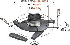 Vogel's Evolution EPC 6545 - Befestigungskit (Deckenmontage, Montage-Adapter)-1