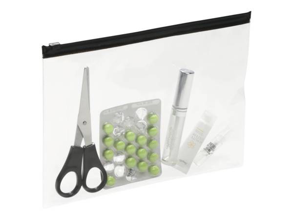 DURABLE - Dokumenttasche mit Reißverschluss - für A5 - Schwarz (Packung mit 5)